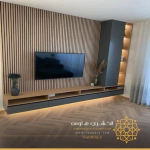 دولاب تلفزيون خشب