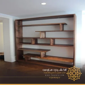 رفوف خشب للحائط بجدة