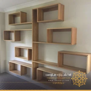 ارفف خشبية معلقة