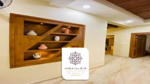 رفوف خشب جدارية جدة