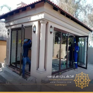بناء ملحق بدون اعمدة جدة