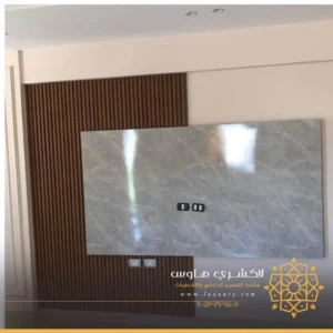 ديكور تلفزيون بديل الرخام في جدة