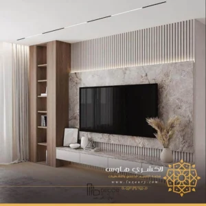 ديكور تلفزيون بديل الرخام في جدة