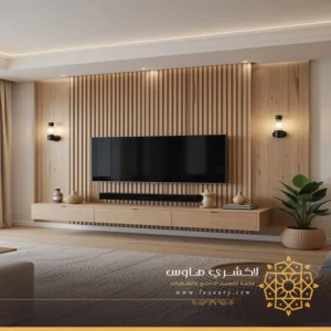تكسيات خشب للتلفزيون في جدة