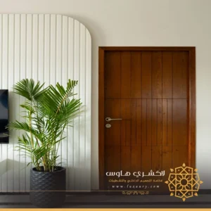 دهان ابواب خشب داخلية بجدة