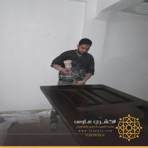 رش ابواب خشب جدة